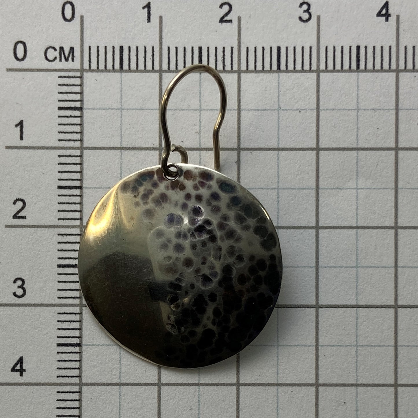 Aretes Media Luna en Plata Artesanal